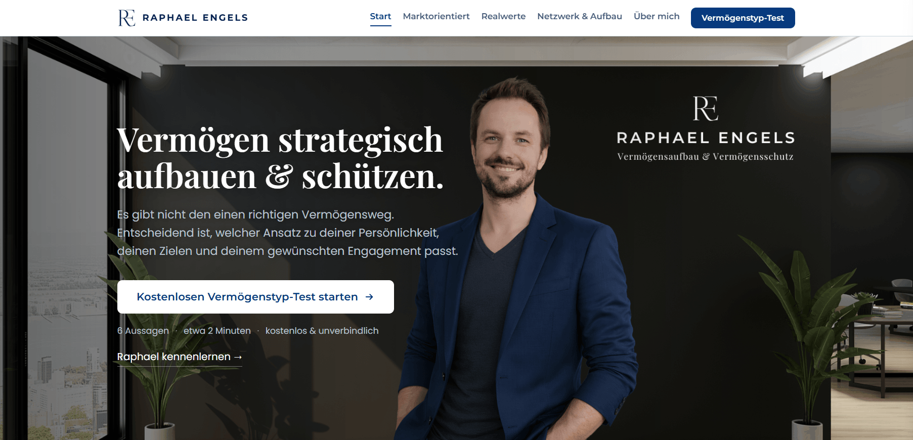 Engels Vermögensaufbau Hero